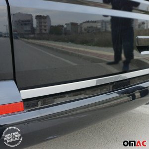 BMW X5 Tailgate Trim - Omac - S. Steel - Gloss Silver - '07-'13